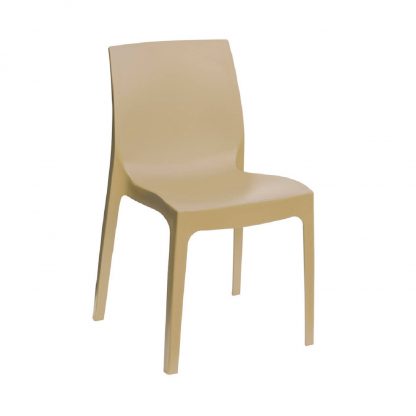 Strata One-Piece Polypropylene Stacking Cafe Chair | All By Material | STRATA