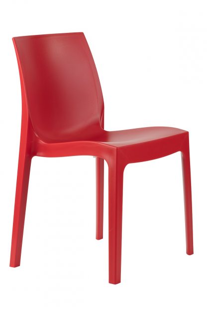 Strata One-Piece Polypropylene Stacking Cafe Chair | Plastic Cafe Chairs | STRATA