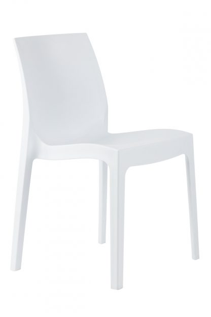 Strata One-Piece Polypropylene Stacking Cafe Chair | All By Material | STRATA