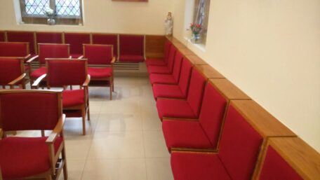Bespoke Upholstery – St Joseph’s Church, Gerrard’s Cross