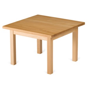 Square Coffee Table - hardwood beech frame | Cafe Tables | CT5T-P