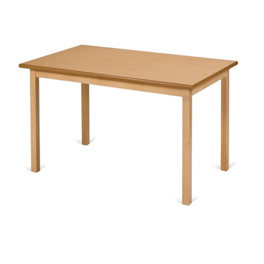 Traditional Hardwood Framed Dining Table - Rectangular 1200x760mm | All Tables & Lecterns | TWD2
