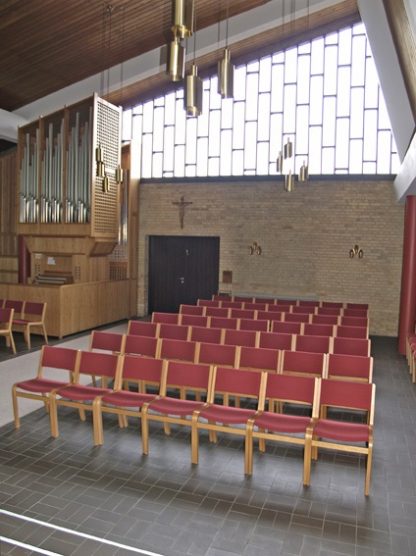 Titus High-Stacking Wooden Church Chair | All By Material | TITUS