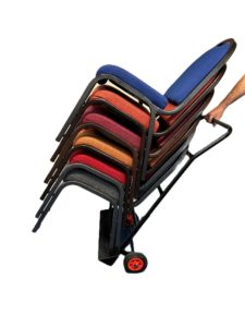 Universal chair trolley moving stack of chairs