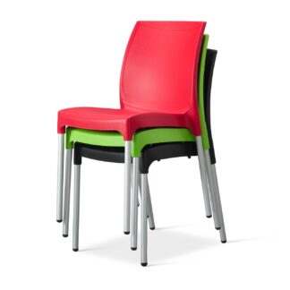 VIBE Lightweight Polypropylene Indoor/Outdoor Chair | Cafe Chairs | FLU4