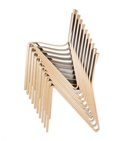 Zesty Lightweight Wooden Stacking Chair | All By Material | ZESTY