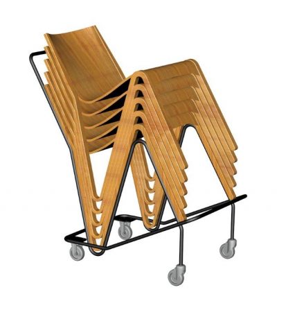 Zesty Lightweight Wooden Stacking Chair | All By Material | ZESTY