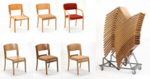 Lightweight Wooden Church Chairs