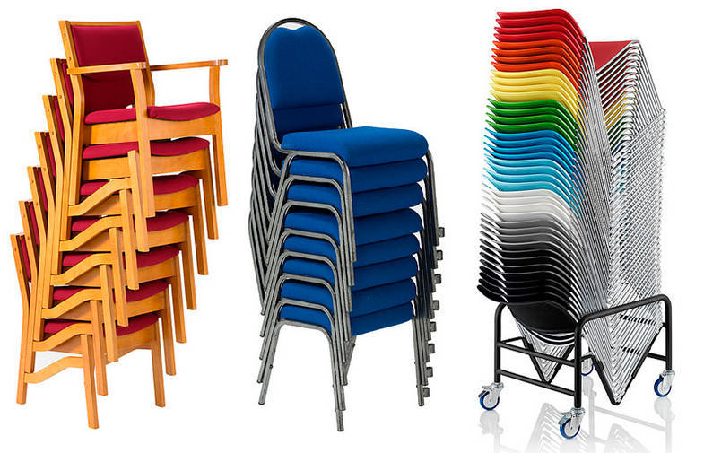 Stacking Chairs from Alpha Furniture